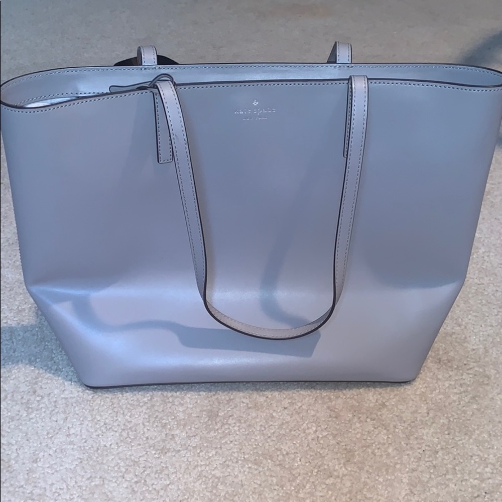 gray kate spade pocketbook